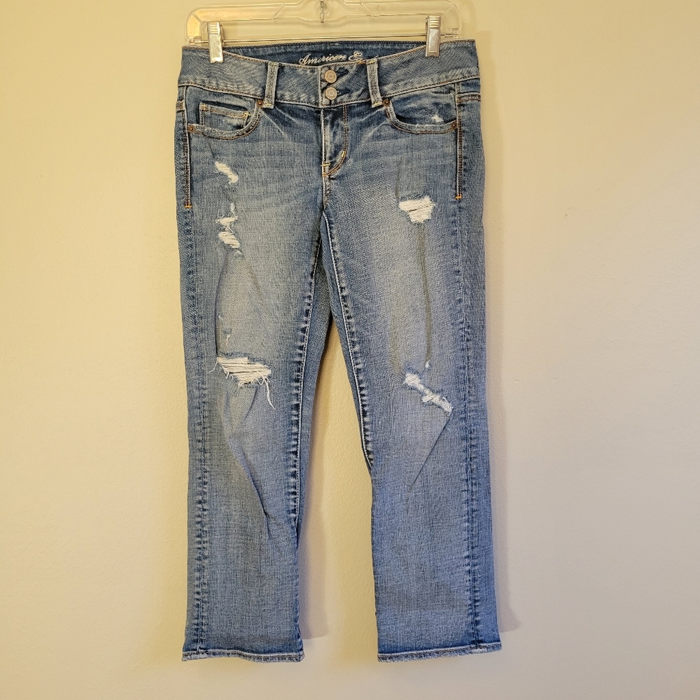 American Eagle stretch artist capris